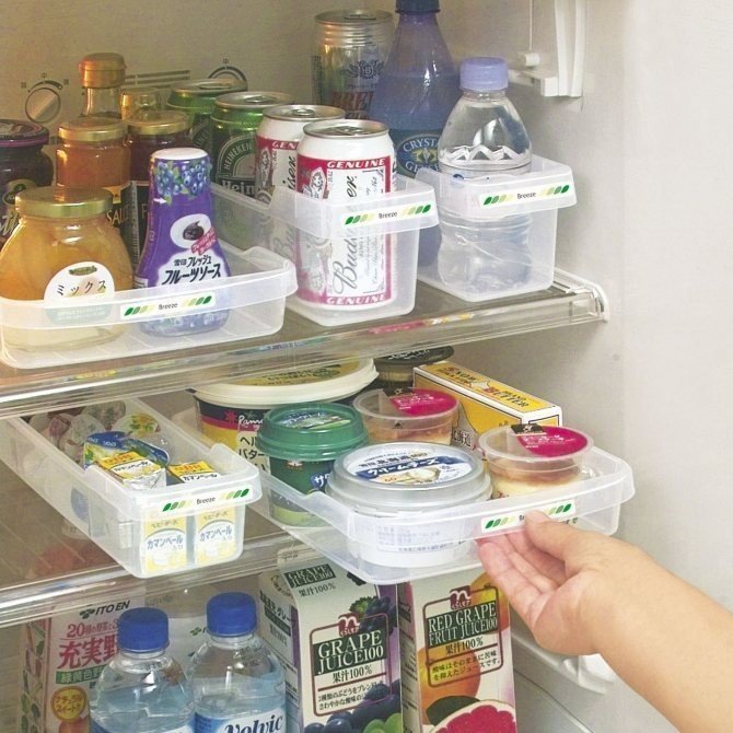 Организация хранения в холодильнике