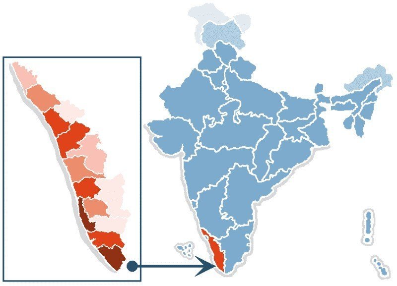 Карнатака индия на карте