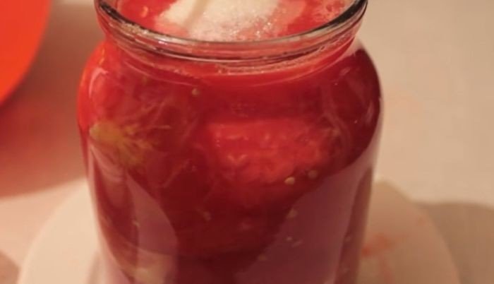 Помидоры с томатной пастой на зиму рецепты на литровую банку