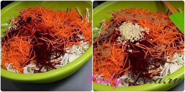 Салат изабелла с корейской морковью
