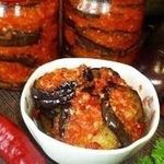 Баклажаны в аджике – рецепты кавказской закуски на зиму