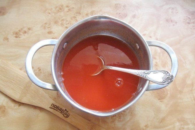 Кетчуп из помидоров без уксуса