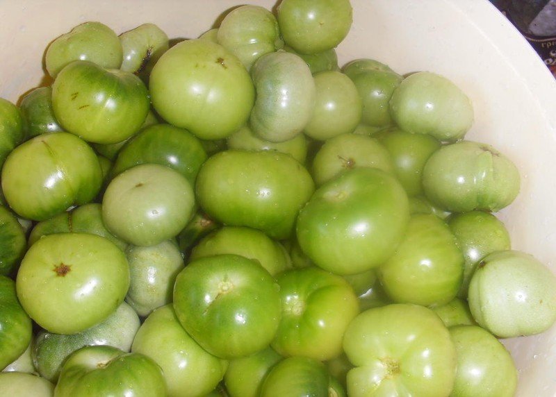 Соленые зеленые помидоры афанасий